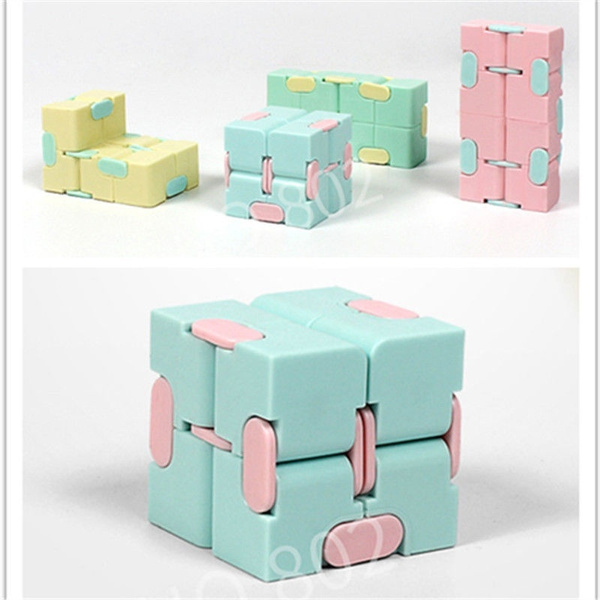 Stress Relief Funny Infinity Stress Fidget Anxiety Luxury Anti Cube EDC Mini Toy 