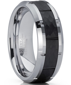 Jewelry, Men, hammered, Wedding Band