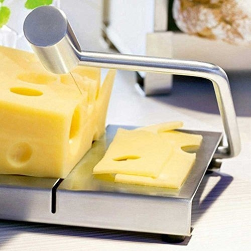 Cheese Slicer With Wire Stainless Steel Cutter For Hard And Semi