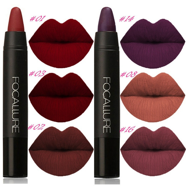 Focallure Matte Lipstick Lips Makeup Cosmetics Waterproof Pintalabios Batom Mate Lip Gloss Rouge A Levre Labial Wish