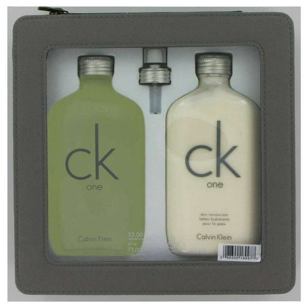 Gift Set with CK for By One Lotion Men Klein Wish Calvin Body |
