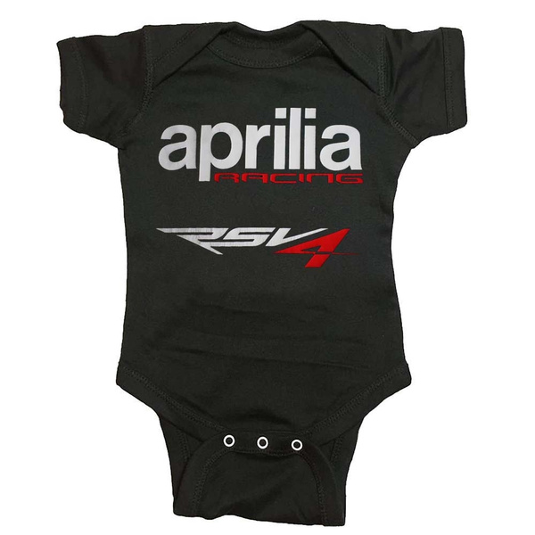 Aprilia Racing Cool Engine Logo T-Shirt Fashion Infant Baby Bodysuits  Jumpsuit Unisex Boys Girls 100% Cotton | Wish