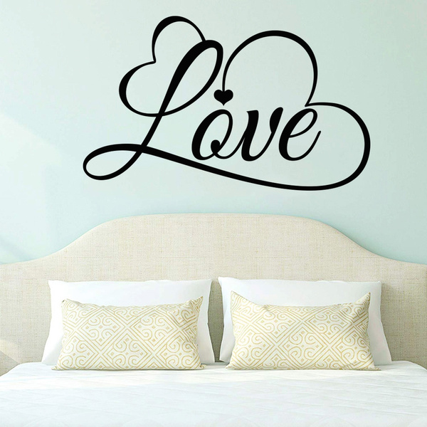 Romantic Love Quotes Wall Stickers For Living Room Bedroom ...
