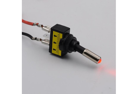 2pcs Parking Sensor Switch 12V 20A 3Pin Illuminated Rocker Switch Round yc