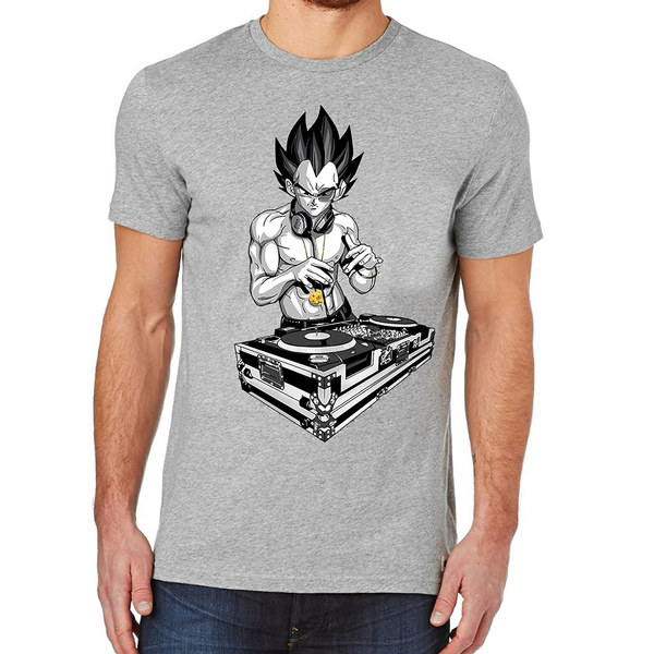 Men S Fashion Summer T Shirts Dj Goku King Of Decks Dragon Ball Z T Shirt Mens Funny Tshirts Wish