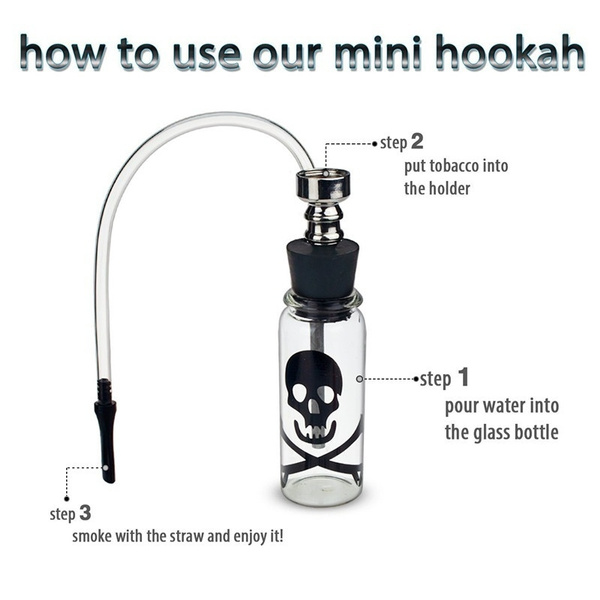 Mini Glass Hookah Pipe Creative