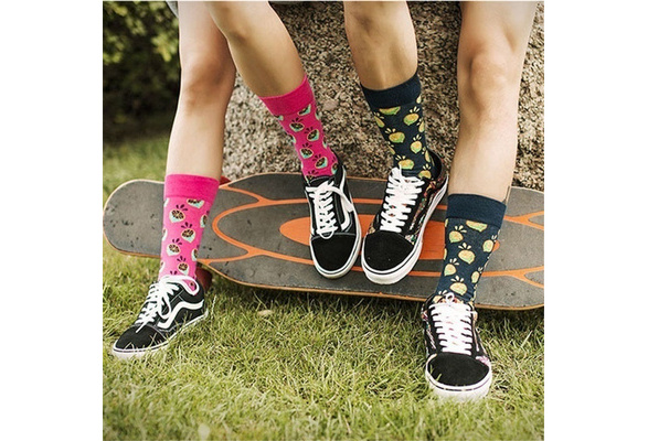Hommes amour Femmes fruit Design heureux Couleurs Chaussettes, Hommes amour Femmes fruit Design heureux Couleurs Chaussettes,