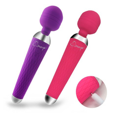 10 Speed Power Vibration AV Magic Wand Massager G Spot Vibrator for Woman, USB Rechargeable Female Vibrator Sex Toys