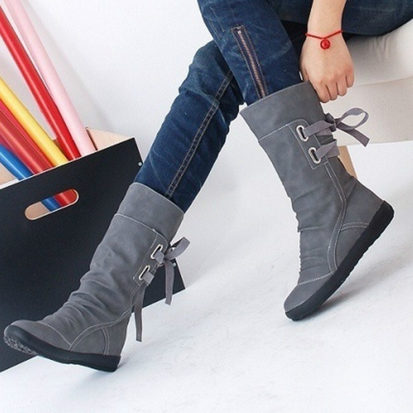 flat elegant boots