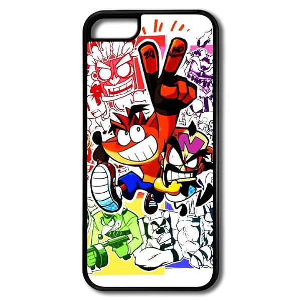 Crash Bandicoot Phone Case for samsung Galaxy S10 S10 S9 S9plus IPHONE XS XR X MAX iphone Case