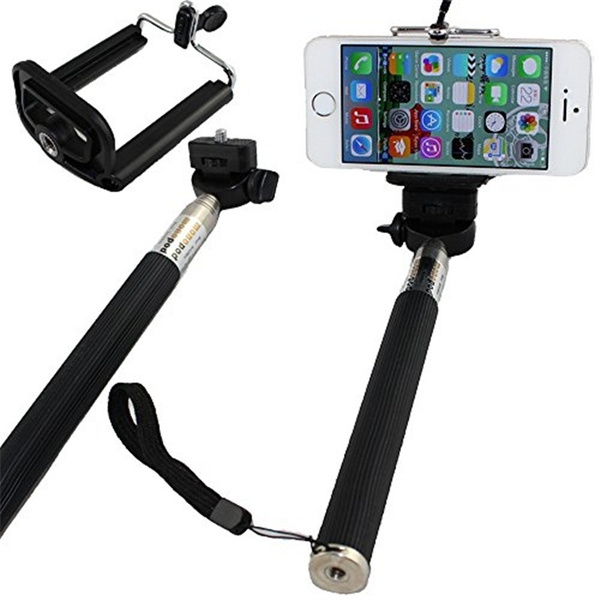 Tussen stikstof Kwalificatie LotFancy Extendable Selfie Stick Monopod with Phone Holder for iPhone 7 7Plus 6 6Plus 5s 5c Samsung Galaxy Note S6 Edge S5 5 S4 & 1/4” Screw Thread for Cameras, 180 Degree Adjustable Head | Wish Tussen stikstof Kwalificatie LotFancy Extendable Selfie Stick Monopod with Phone Holder for iPhone 7 7Plus 6 6Plus 5s 5c Samsung Galaxy Note S6 Edge S5 5 S4 & 1/4” Screw Thread for Cameras, 180 Degree Adjustable Head | Wish
