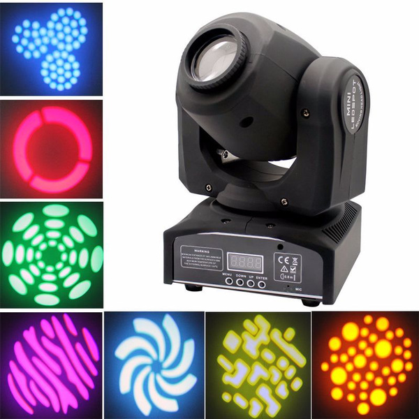 4X 50W RGBW Moving Head Licht Spot Beam LED Bühnenbeleuchtung DMX Party Pub Show 