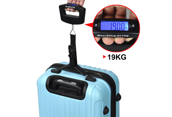 50kg Digital Travel Fishing Luggage Scales Handheld Handheld Weighing Luggage UK 