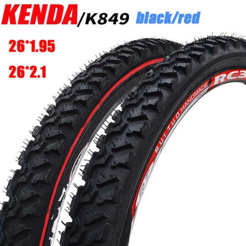 red mtb tyres