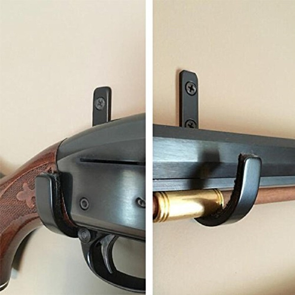 Wall Mount Gun Rack Rifle Gun Hooks Large and Small Gun Hangers 