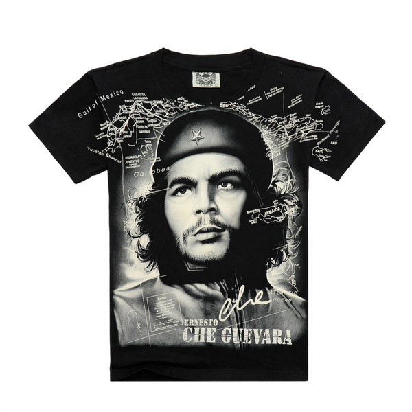Men's Fashion T-Shirt Che Guevara El Che Punk Rock Short Sleeve T