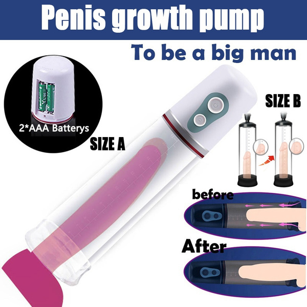 NEW Electric Auto PENlS Enlargement Pump Male Vibrator Extend