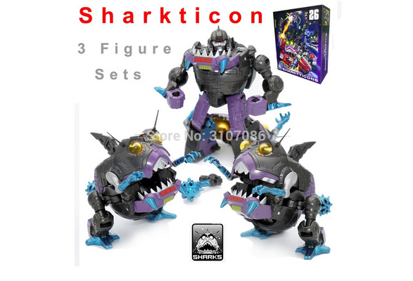 Transformers G1 Sharkticon reissue brand new Gift actions figure toys%