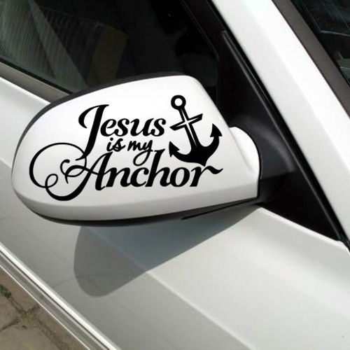 1pair 2Pcs Christian Jesus Religious Prayer Car Body Stickers Car