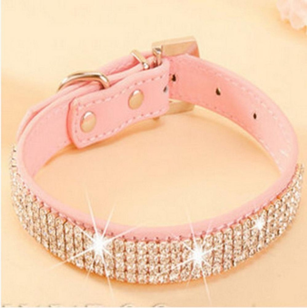 puppy diamond collars