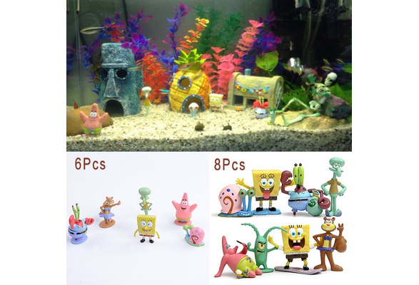 spongebob aquarium decor
