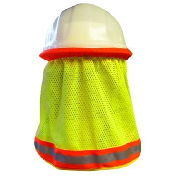 Safety Hard Hat Sun Shield HI VIS Reflective Stripe