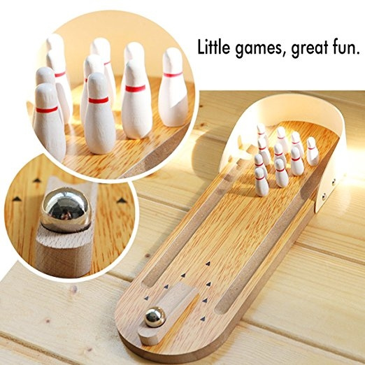 tabletop bowling set