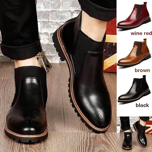 Red bottoms  Dress shoes men, Chelsea boots, Boots