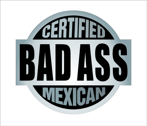 2pcs Bad Ass Mexican Hard Hat Sticker Helmet Decal Label Car Window Bumper Decor Waterproof Wish