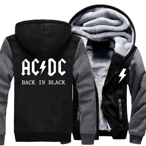 ac dc zip up hoodie