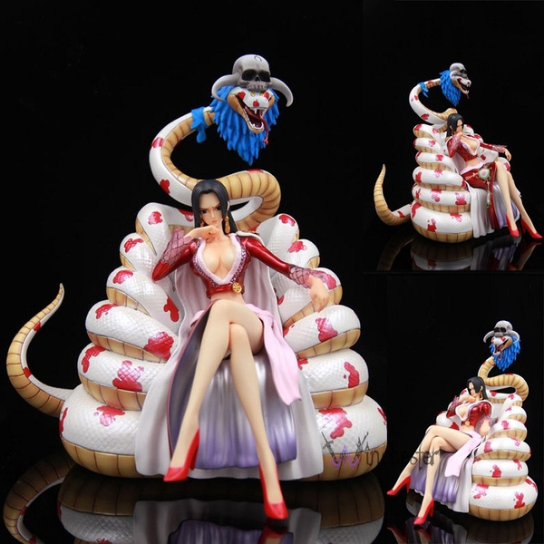 Hot New Japan Anime Action Figure One Piece Boa Hancock Snake Sitting Ver Pop Pvc Model Sexy Collection Doll Wish