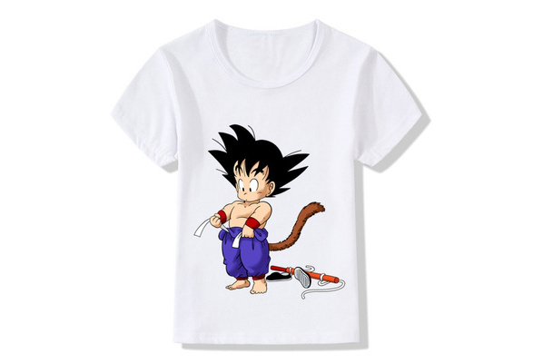 子供ドラゴンボールtシャツキッズアニメ子供悟空tシャツtシャツ Wish