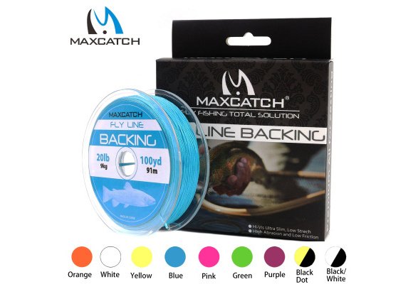 Maxcatch Fly Line Backing Line 20LB 30LB Dacron Braided 50yds-300yds Fly Fishing 