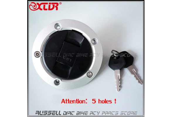 04 05 06 07 08 GSXR 600 750 K3 K4 K5 K7 Fuel Gas Tank Cap Cover Lock Key 3 Holes