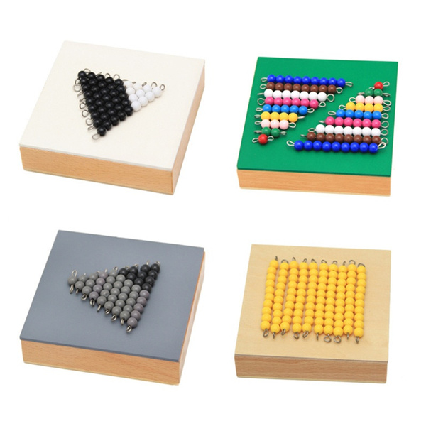 Montessori Material Subtraction Snake Game Box 