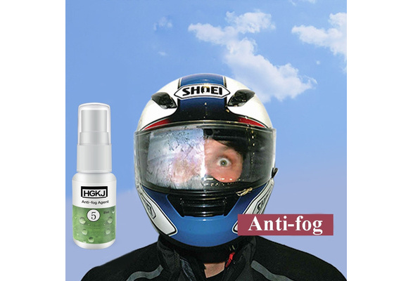 motorcycle visor anti fog spray