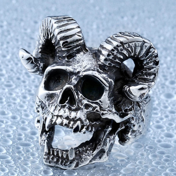 Cool on sale biker rings