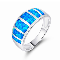Blues, Sterling, bluefireopal, 925 sterling silver