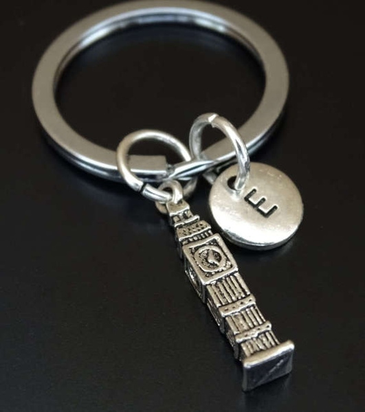 Big Ben Keychain, Custom Keychain, Custom Key Ring, Big Ben Pendant