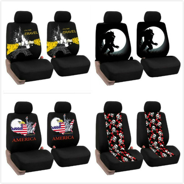 skull seat cover sets