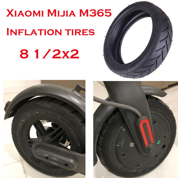 TOOGOO 10 Inches Electric Scooter Tire Tyre Inflation Wheel Tyre Outer Inner Tube Pneumatic Tyre Upgraded Thicker For M365 