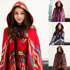 hooded, comfortablecostume, Ethnic Style, fashioncloak