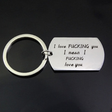 I Love You Lettering Tag Valentine's Day Key Chain