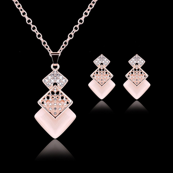 Multilayer Rose Gold Color Simple 