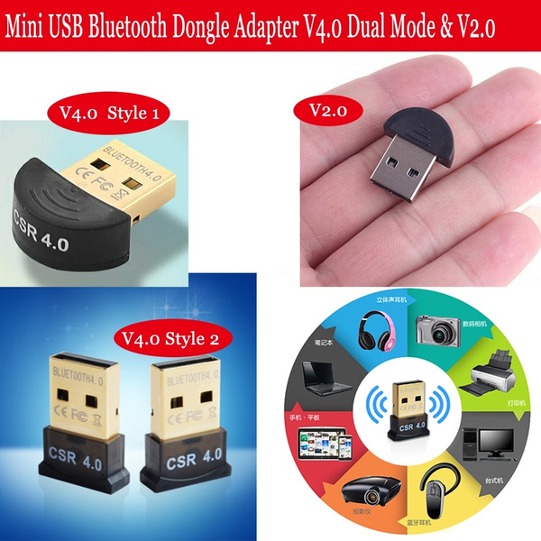 Bluetooth CSR 4.0 Dual Mode Adapter USB Wireless Dongle PC V4.0 Bluetooth  Adapter