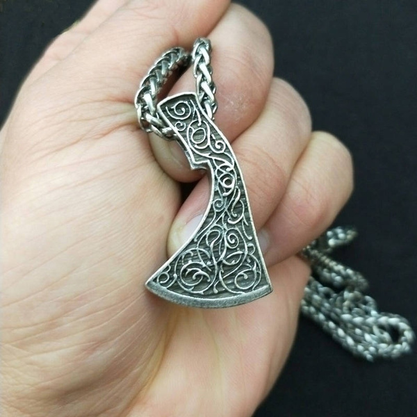 Vintage Stainless Steel Viking Necklace – GTHIC