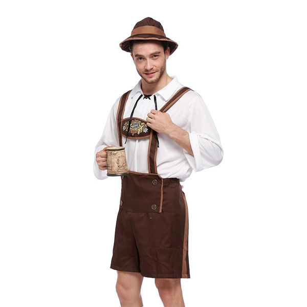 Oktoberfest Costume Lederhosen Bavarian Octoberfest German Festival Beer Cospaly For Men Plus Size Clothing | Wish