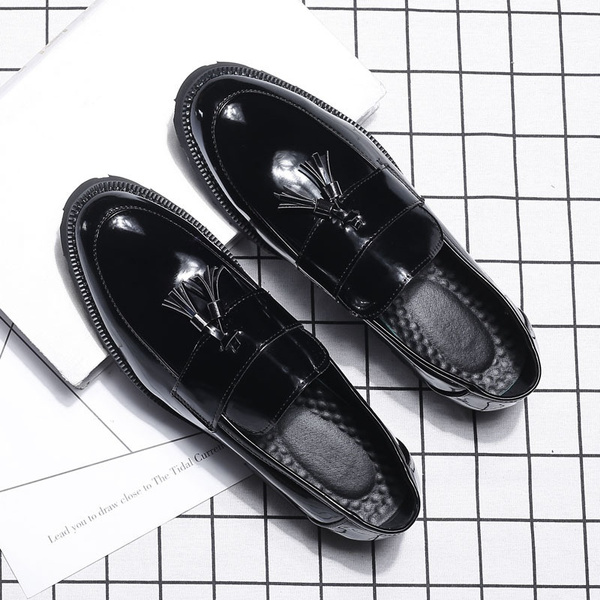 R40B Kett Details about   Red:Tag DW2003 Boys Black Lace Up Leather Loafer Shoes