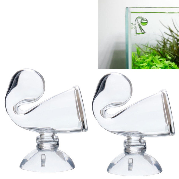 ACQUARIO REGOLATORE DI Co2 Tubo Vetro Forma Diffusore Spirale EUR 11,62
