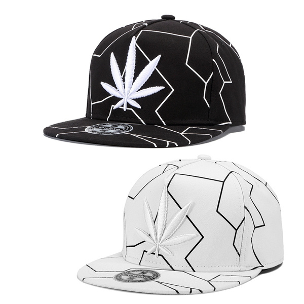 Hip hop cap 2024 black and white